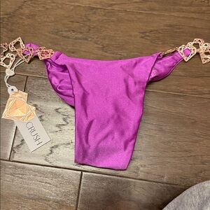 Bikini Crush Swimwear Queen of Hearts bottoms NWT size medium